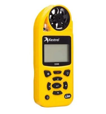 Kestrel 5500 Weather Meter with 3% Accuracy Measures Wind Speed (0.6-40 M/s) Temperature Humidity Pressure Wind Direction
