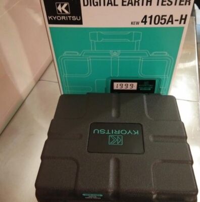 Kyoritsu 4105A-H Digital Ground Resistance Tester with 0 - 200 Volts Range and 0 Ω ~ 2000 Ω Measurement