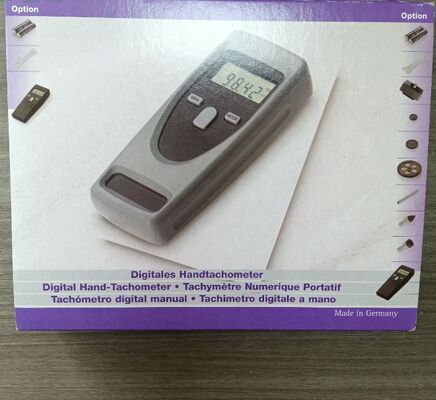 Testo 470 Tachometer RPM Meter with ±0.02% Precision 1-99999rpm Range and ABS Plastic Housing