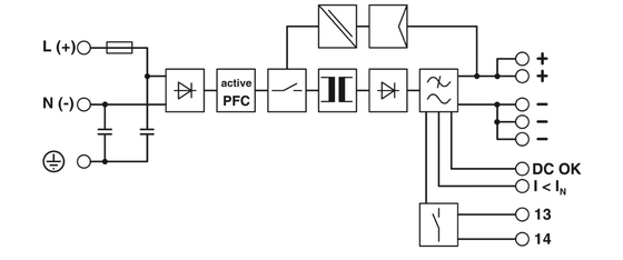 Phoenix Contact 2866776 Power supply QUINT-PS/1AC/24DC/20 ACDC, 24VDC, 20A, 480W