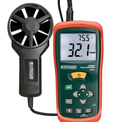 new stock flir Extech AN100 CFM/CMM Mini Thermo-Anemometer