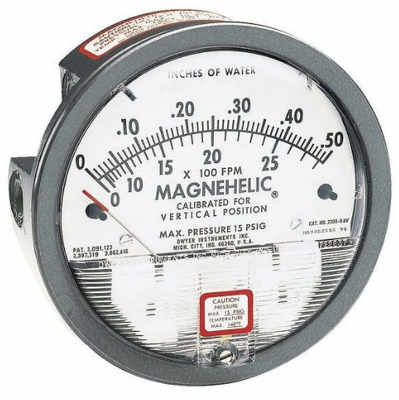 Dwyer 2010AV Differential Pressure Gages
