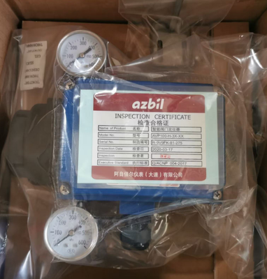 Azbil Smart Valve Positioner AVP Series with 4-20mA Input Signal, Cast Aluminum Stainless Steel 316, and -20°C to +80°C Temperature Range
