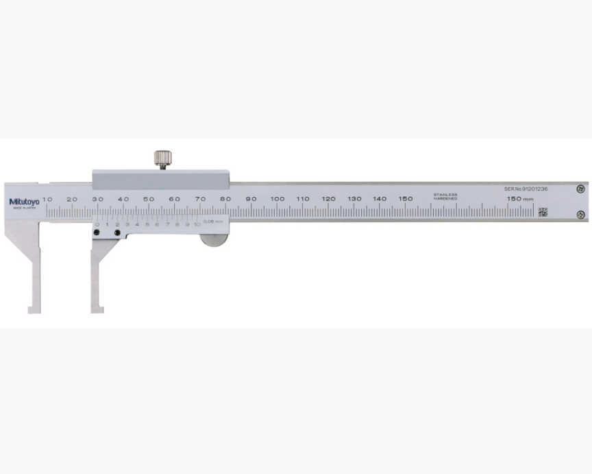 Calibrador Mitutoyo 536-145 con escala vernier para ranuras interiores ...