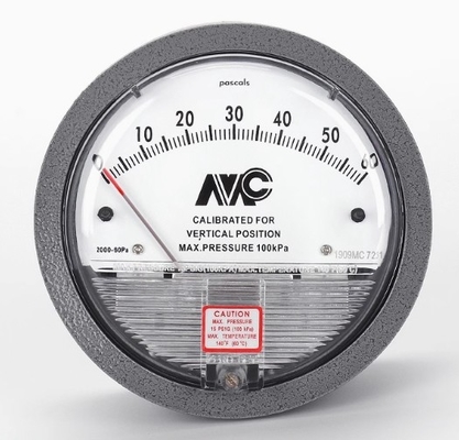 Manómetro de presión diferencial MC OEM Micro 100 Psi Manómetro de acero inoxidable