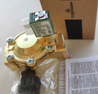 ASCO SCE238D010 Brass Solenoid Valve 220VAC 2/2 Normally Closed