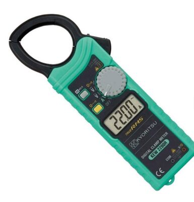 Kyoritsu KEW4202 Bluetooth Digital Ground Resistance Clamp Meter with 30 A Maximum Alternating Current and LED Display