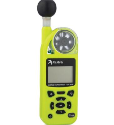Kestrel 5400AG, rastreador de estrés térmico para ganado de alta precisión con protección IP65 y precisión ± 0,5 °C