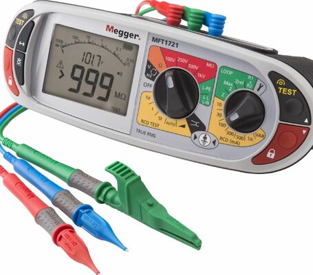 Megger MFT1721 Probador de instalación multifunción para ensayos eléctricos completos