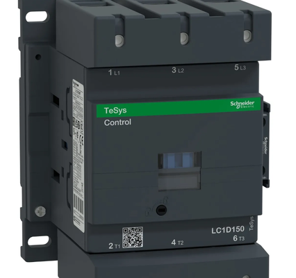 Schneider Contactor, Tesys Deca Advanced, 3P(3NO), 100hp at 480V，LC1D150AKUE