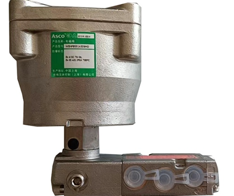 Asco WSNF8551A309MO 24VDC, VÁLVULA SOLENOIDE OPERADA POR PILOTO-3/2 - 5/2, Acero inoxidable