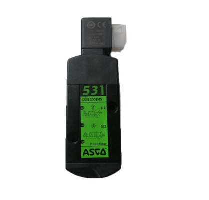 La valva de la bobina del solenoide de la serie 531 de Asco SCG531C001MS Valva del solenoide neumático