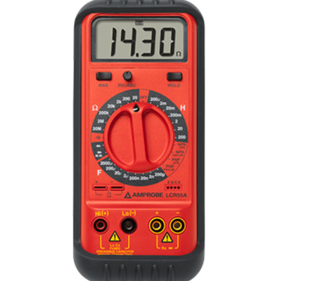 FLUKE Amprobe LCR55A Medidor portátil de LCR Medir la inductancia, la capacidad, la resistencia, los transistores, los diodos y los diodos de microondas