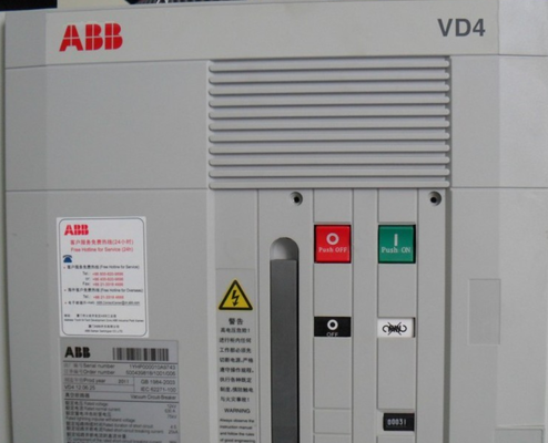 ABB VD4 Medium Voltage Vacuum Circuit-Breaker with 630 A Rated Current 50/60 Hz Frequency and 140KG Weight